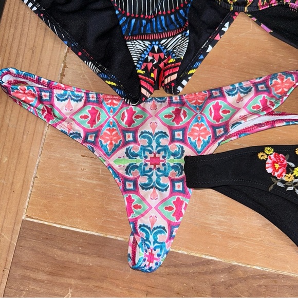 Colorful Bikini Bottoms Set of 4 - Picture 2 of 5